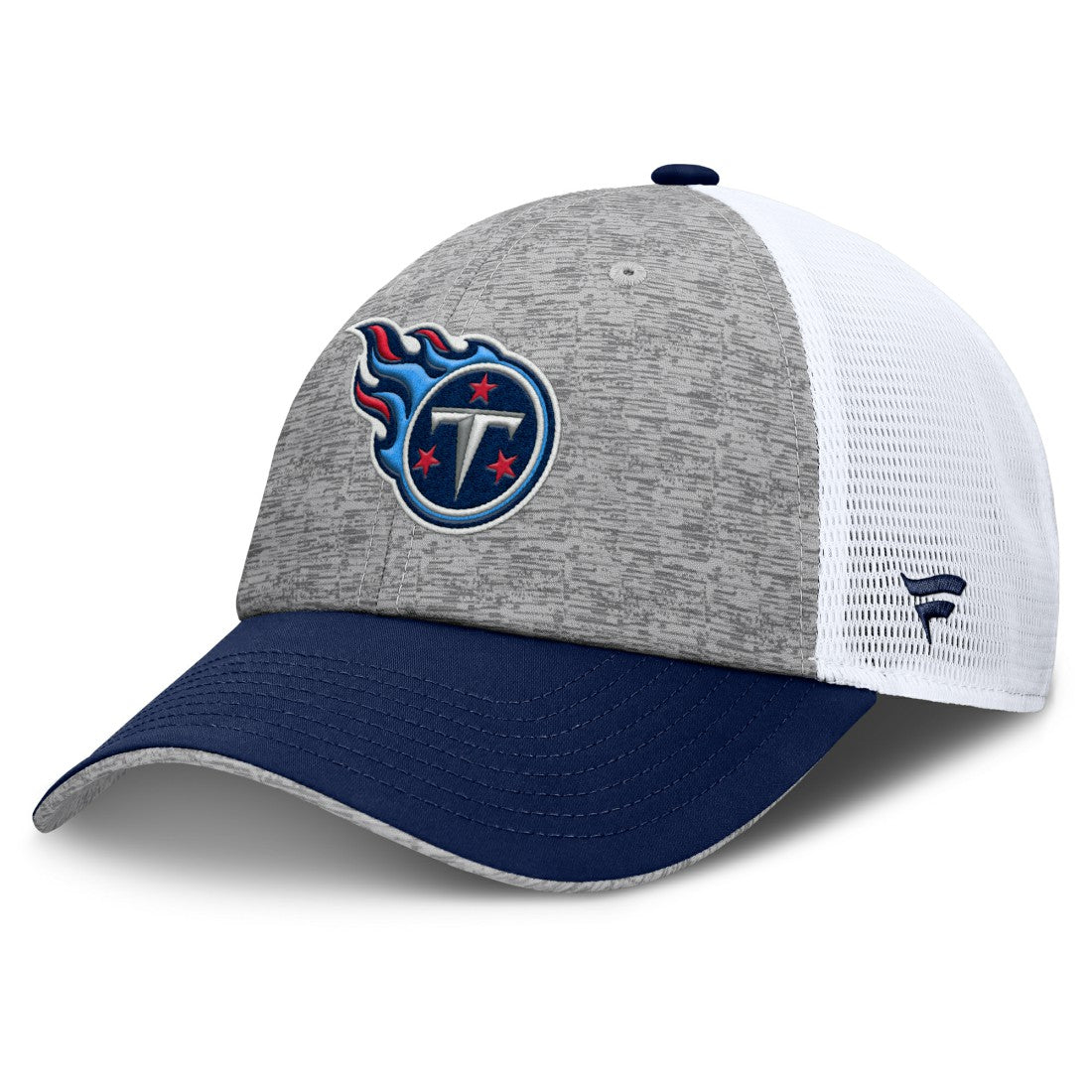 Tennessee Titans Option Trucker Adjustable Hat - Gray/Navy Hats