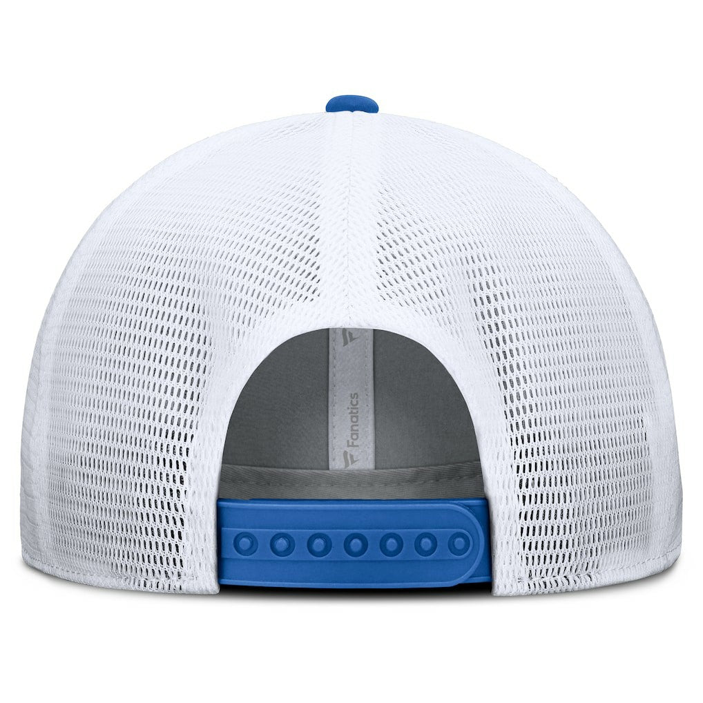 Detroit Lions Option Trucker Adjustable Hat - Gray/Blue Hats