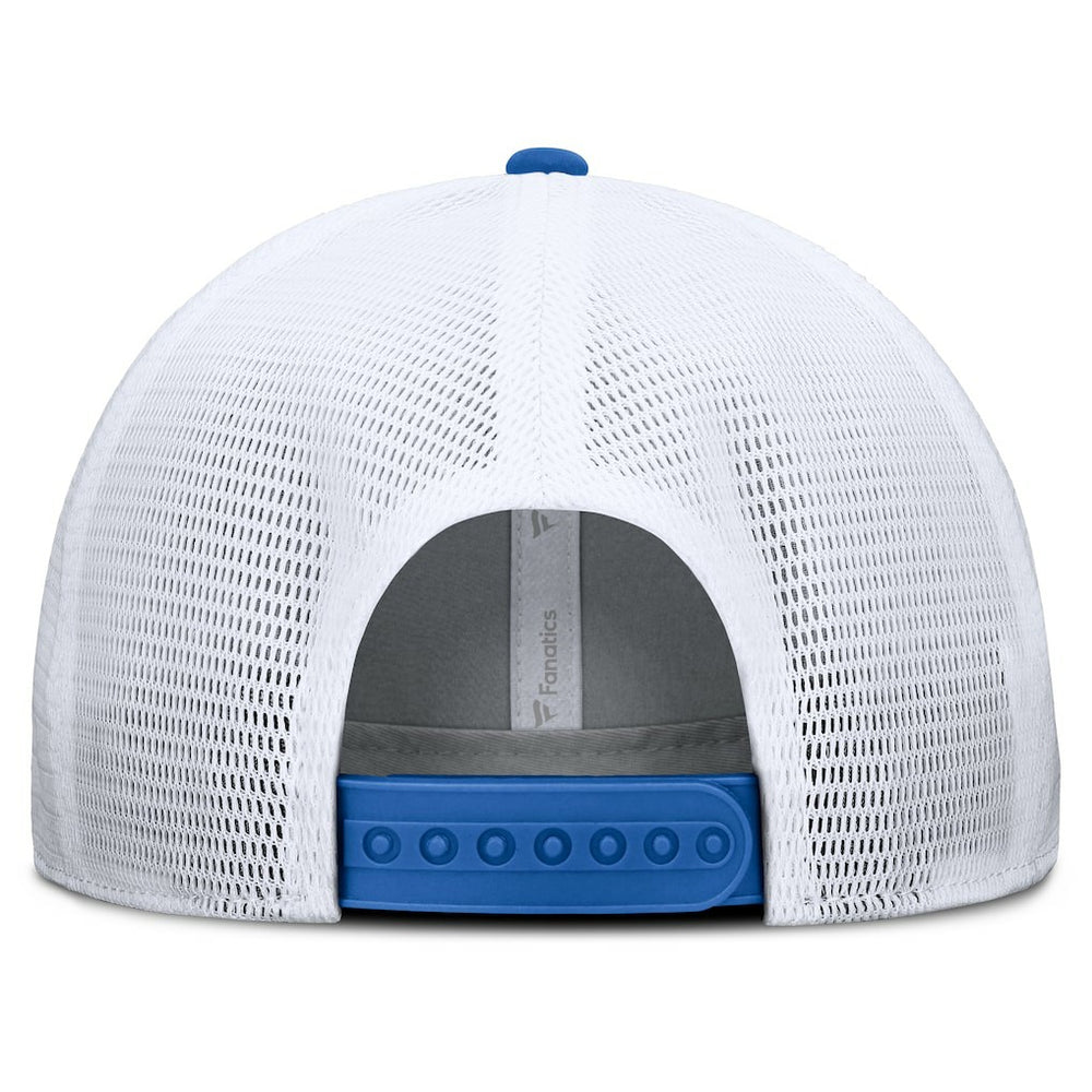 Detroit Lions Option Trucker Adjustable Hat - Gray/Blue Hats