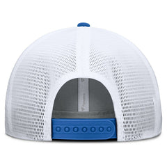 Detroit Lions Option Trucker Adjustable Hat - Gray/Blue Hats