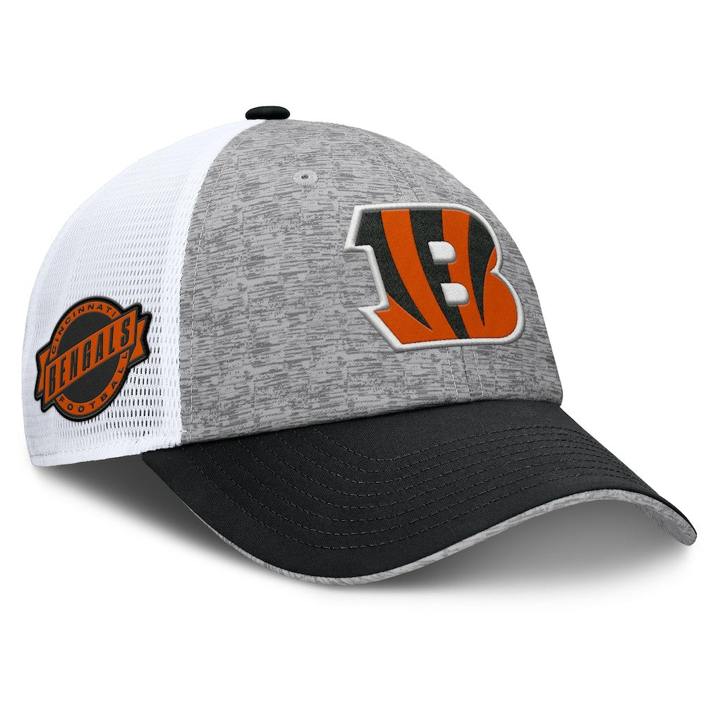 Cincinnati Bengals Option Trucker Adjustable Hat - Gray/Black Hats