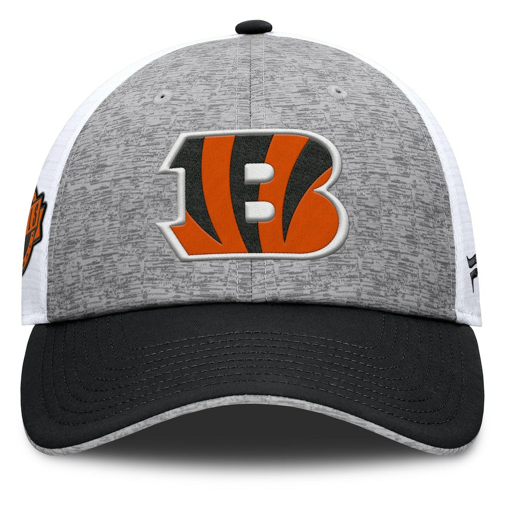Cincinnati Bengals Option Trucker Adjustable Hat - Gray/Black Hats
