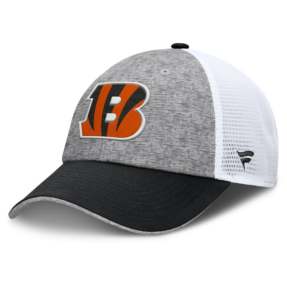 Cincinnati Bengals Option Trucker Adjustable Hat - Gray/Black Hats