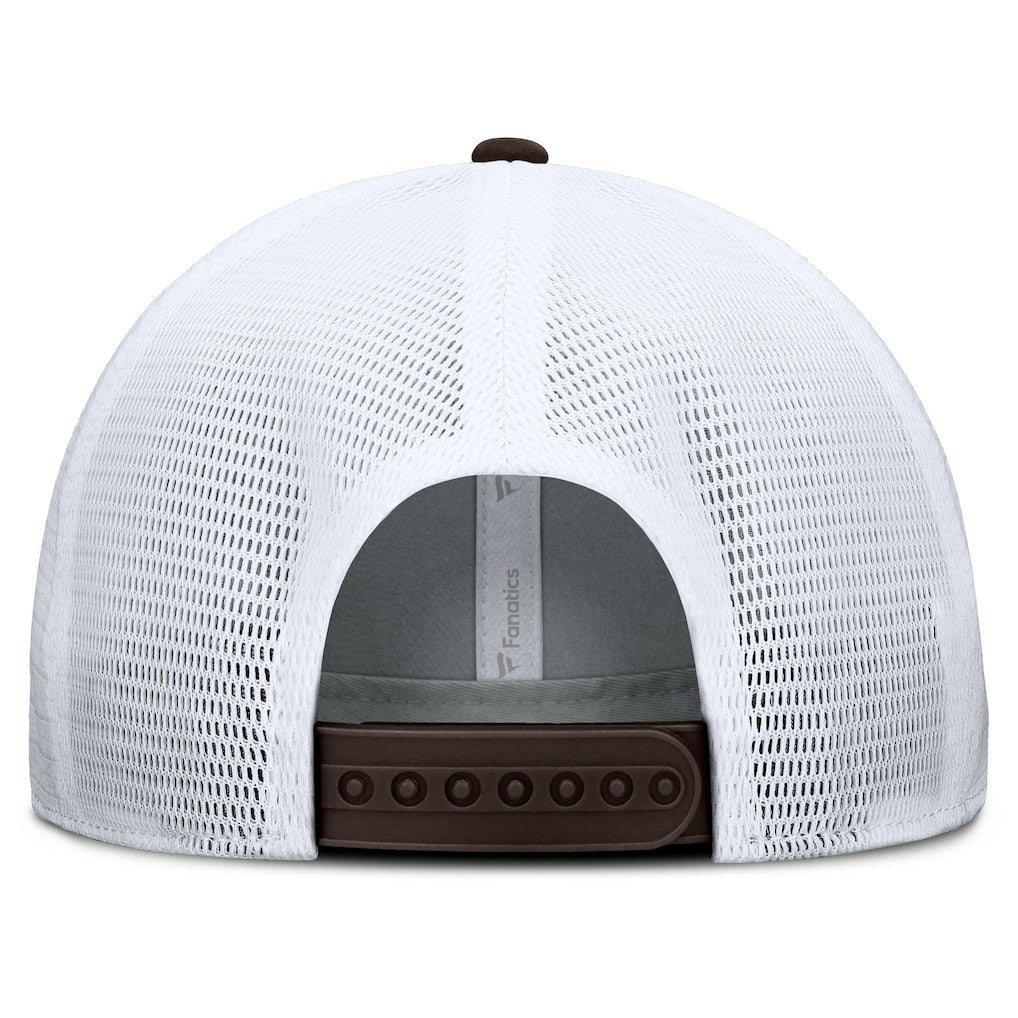 Cleveland Browns Option Trucker Adjustable Hat - Gray/Brown Hats