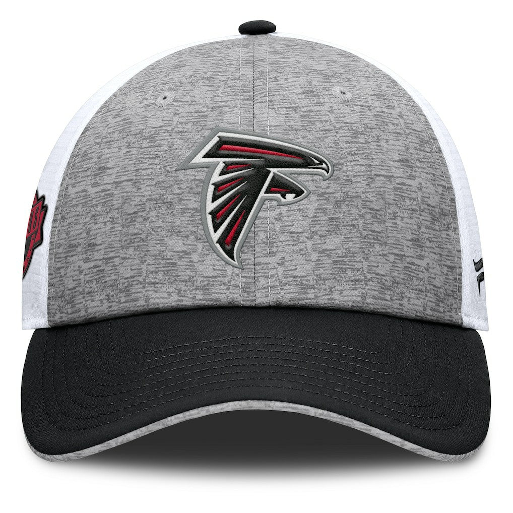 Atlanta Falcons Option Trucker Adjustable Hat - Gray/Black Hats