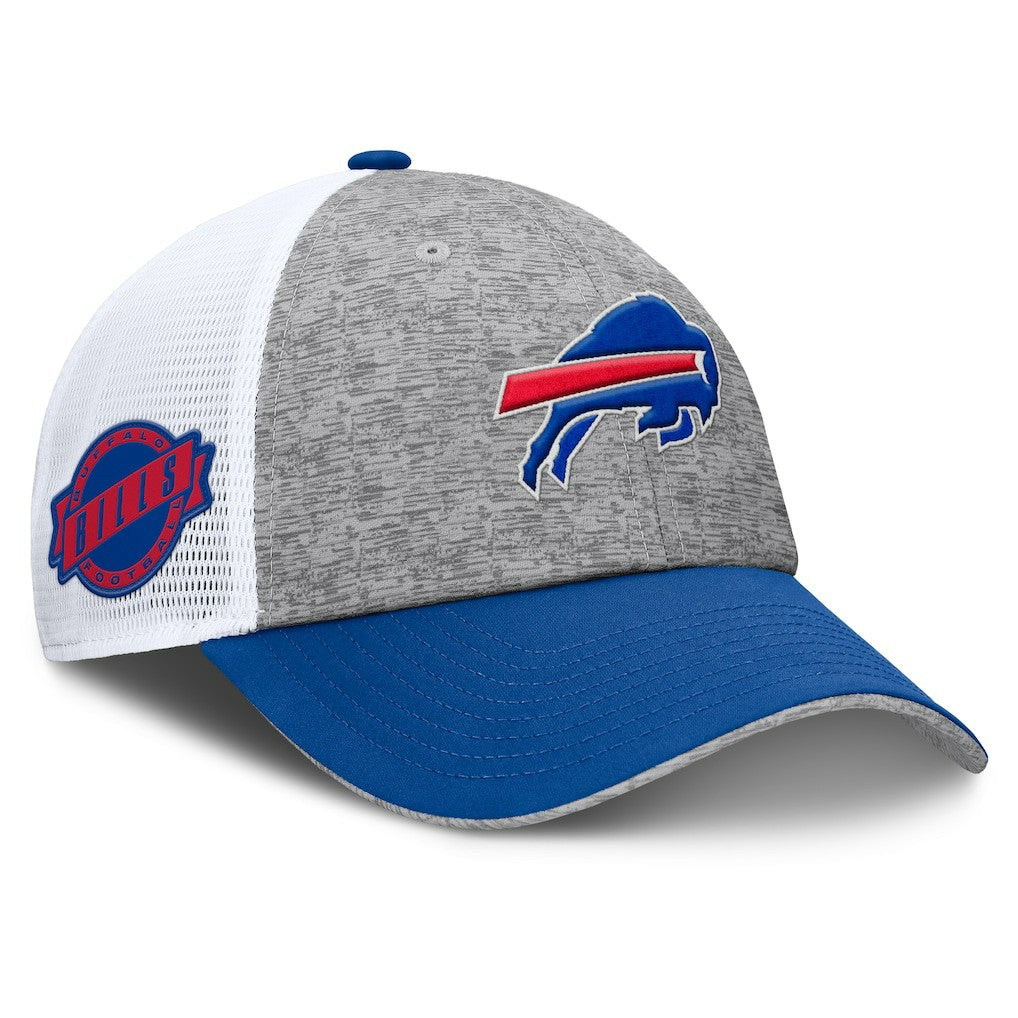 Buffalo Bills Option Trucker Adjustable Hat - Gray/Royal Hats