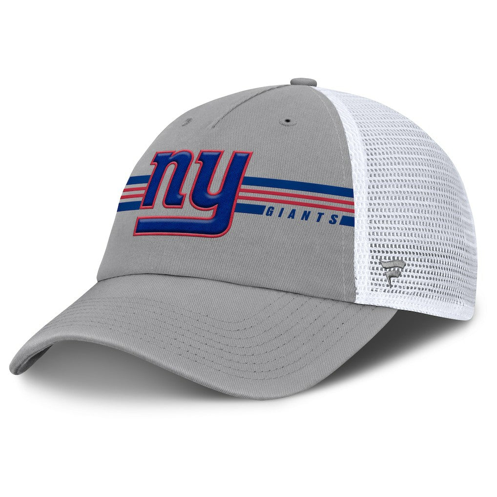 New York Giants Singleback Trucker Adjustable Hat - Gray Hats