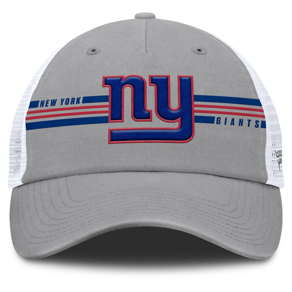 New York Giants Singleback Trucker Adjustable Hat - Gray Hats