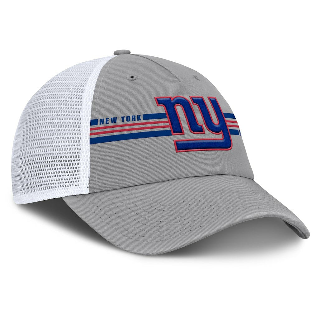 New York Giants Singleback Trucker Adjustable Hat - Gray Hats