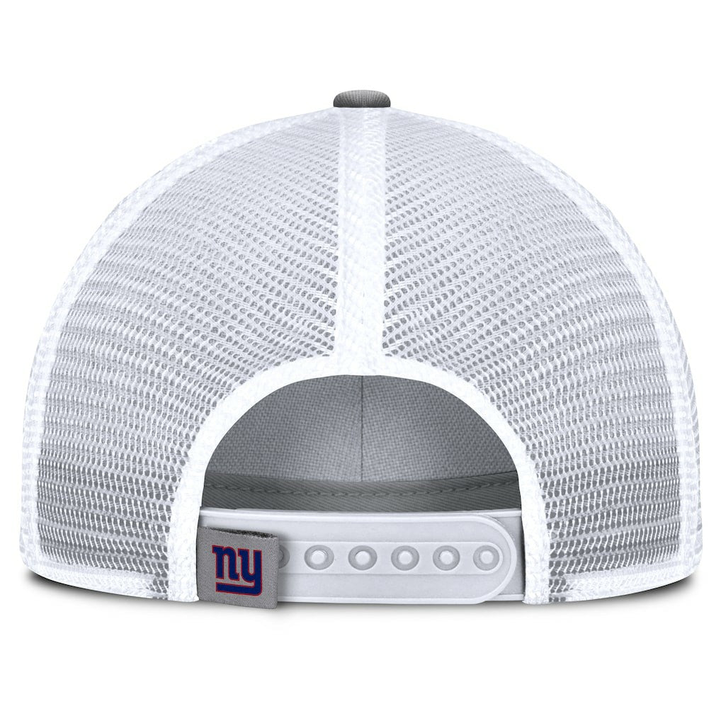 New York Giants Singleback Trucker Adjustable Hat - Gray Hats