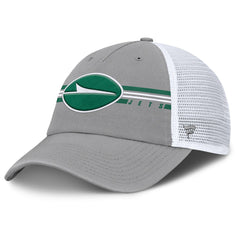 New York Jets Singleback Trucker Adjustable Hat - Gray Hats