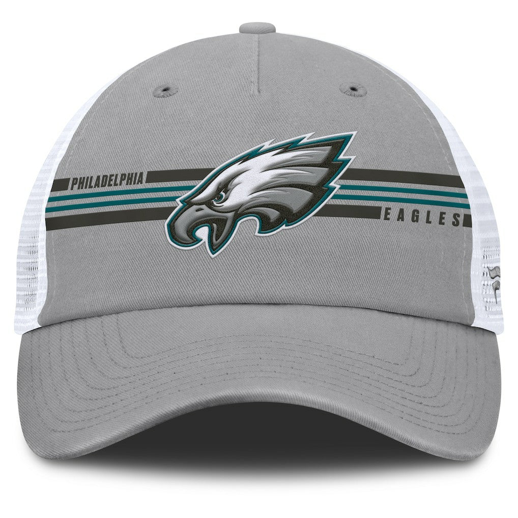 Philadelphia Eagles Singleback Trucker Adjustable Hat - Gray Hats