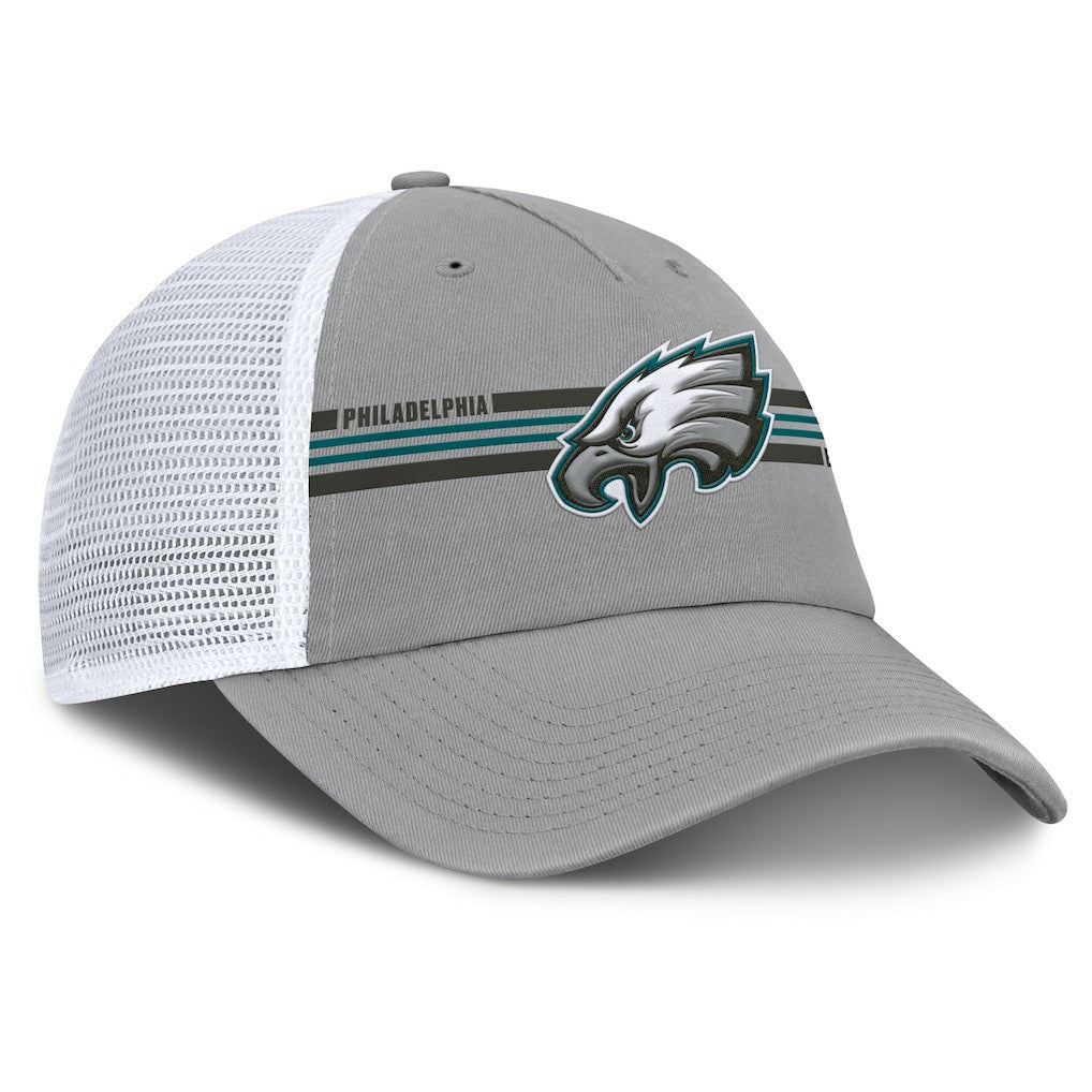 Philadelphia Eagles Singleback Trucker Adjustable Hat - Gray Hats