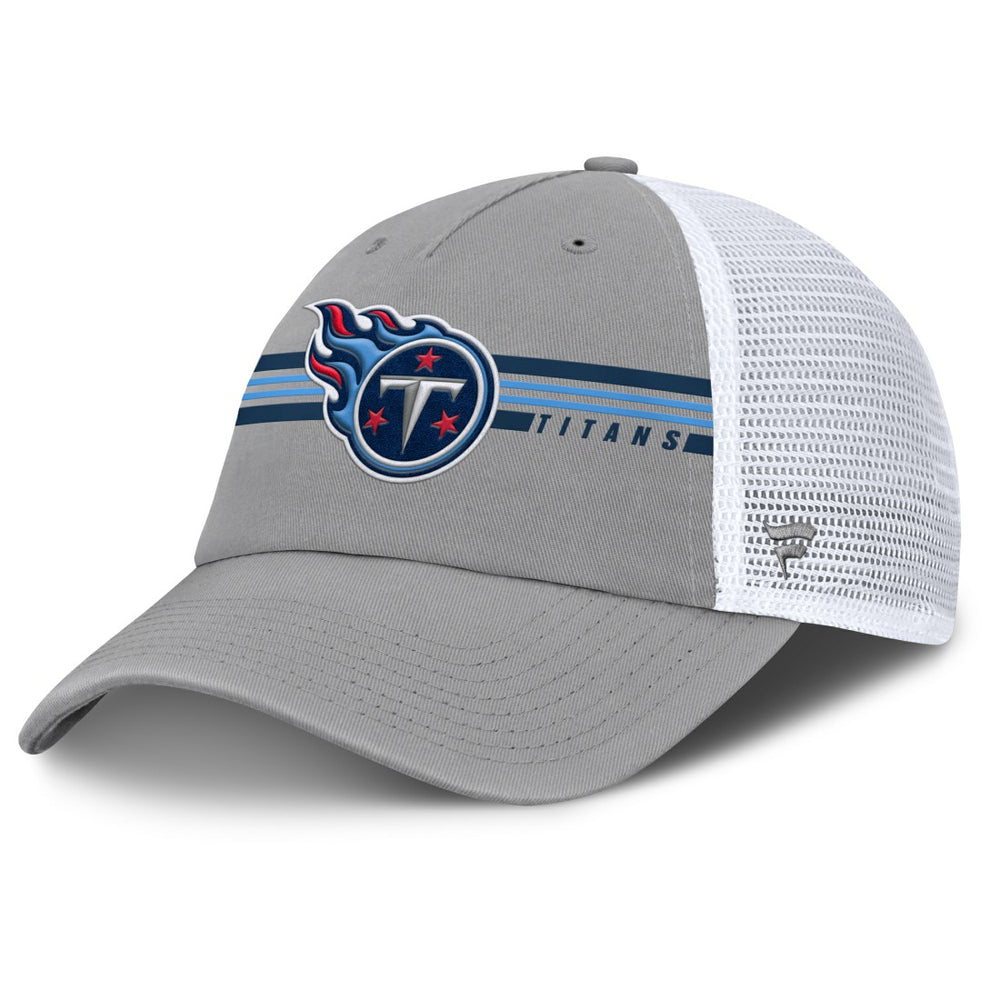 Tennessee Titans Singleback Trucker Adjustable Hat - Gray Hats