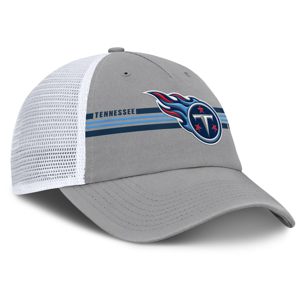 Tennessee Titans Singleback Trucker Adjustable Hat - Gray Hats