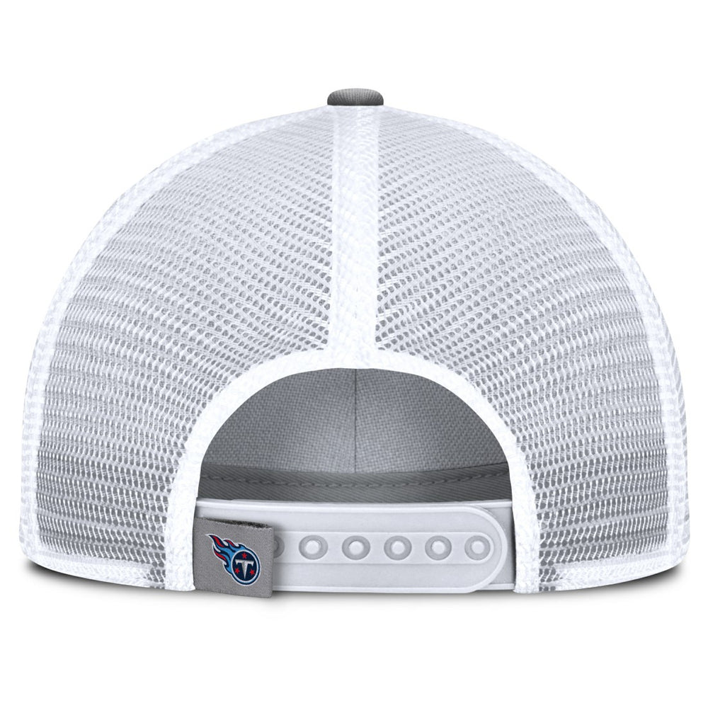 Tennessee Titans Singleback Trucker Adjustable Hat - Gray Hats