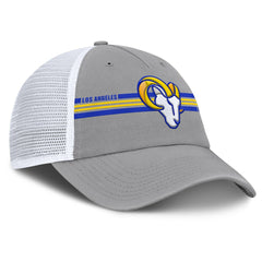 Los Angeles Rams Singleback Trucker Adjustable Hat - Gray Hats