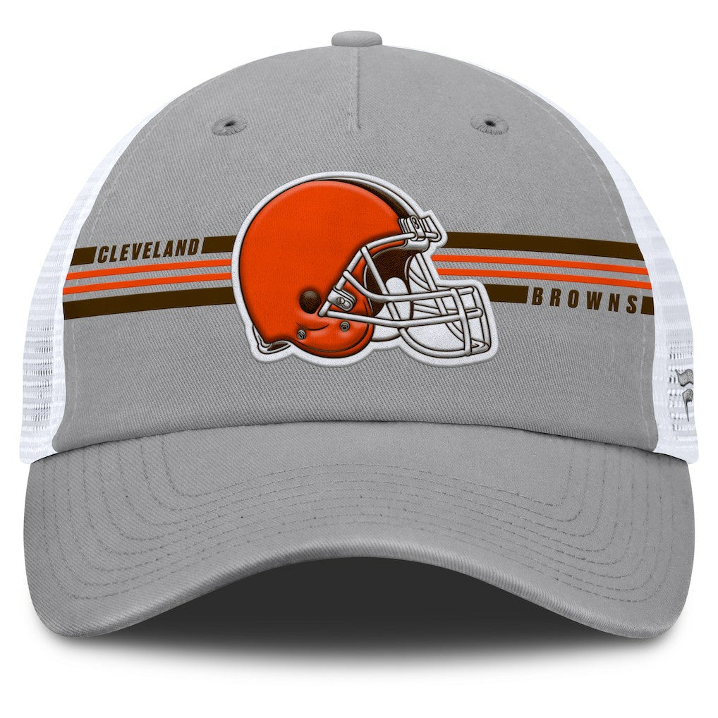 Cleveland Browns Singleback Trucker Adjustable Hat - Gray Hats
