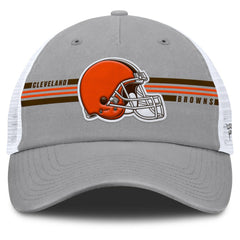 Cleveland Browns Singleback Trucker Adjustable Hat - Gray Hats