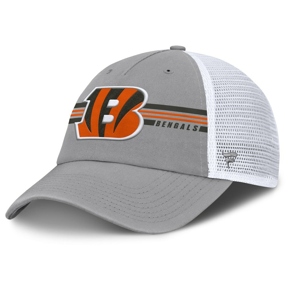 Cincinnati Bengals Singleback Trucker Adjustable Hat - Gray Hats