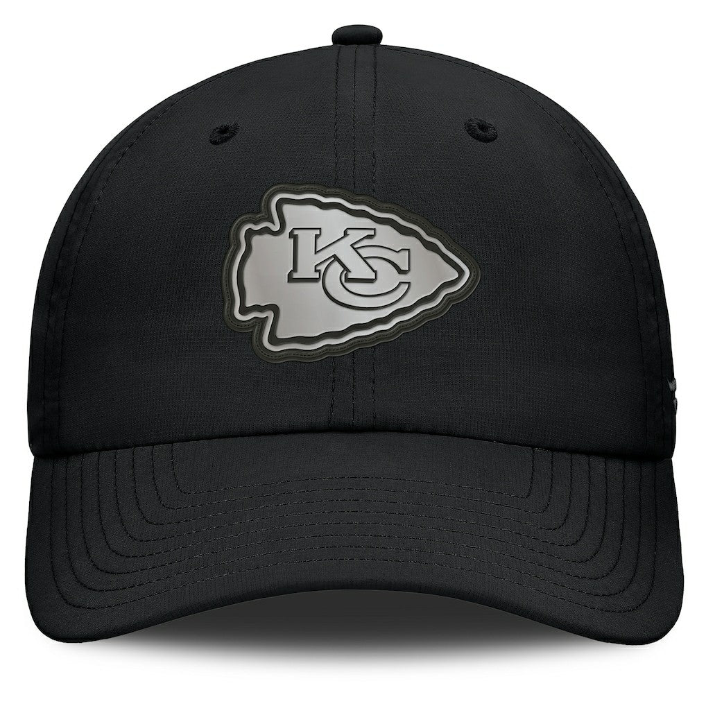 Kansas City Chiefs Belated Ripstop Adjustable Hat - Black Hats