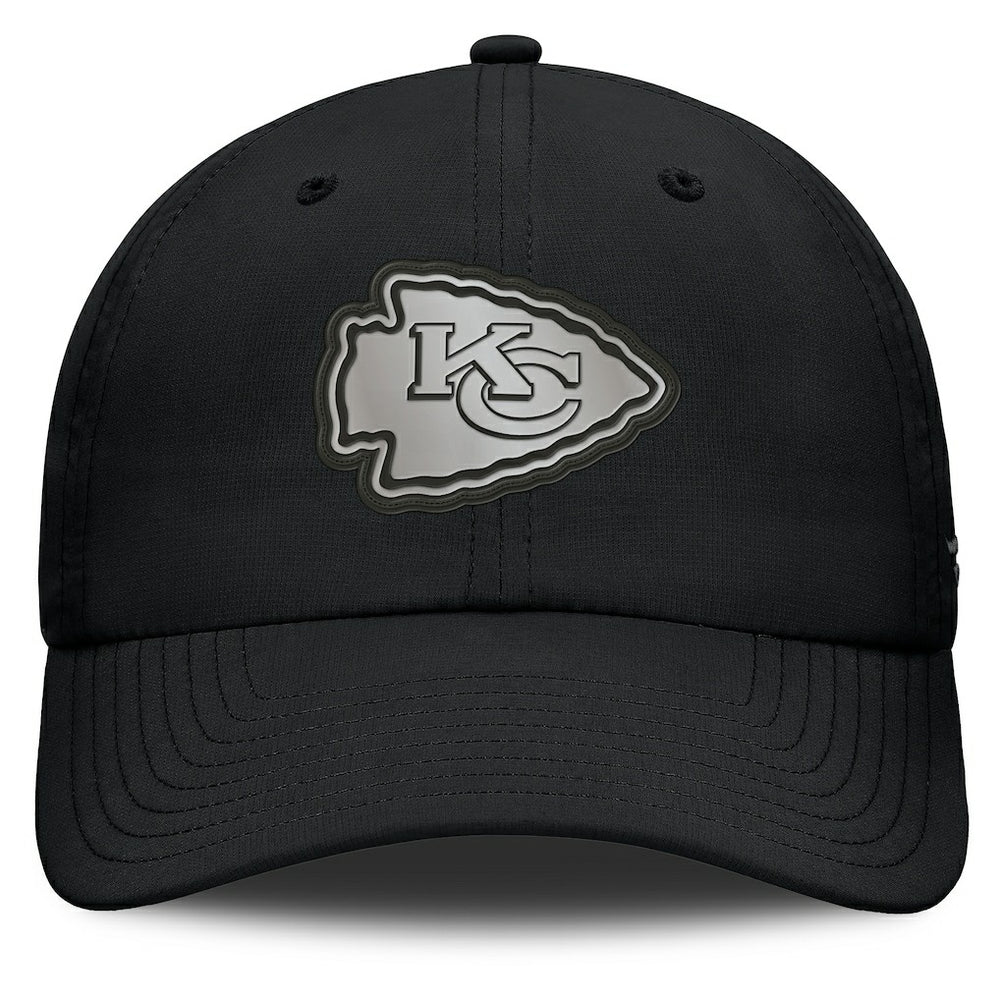 Kansas City Chiefs Belated Ripstop Adjustable Hat - Black Hats