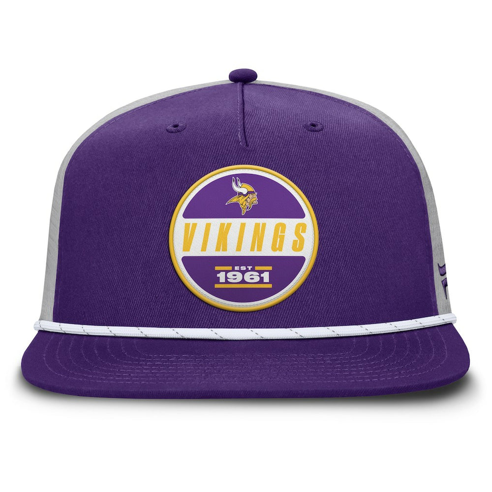 Minnesota Vikings Edge Rush Trucker Adjustable Hat - Purple/Gray Hats