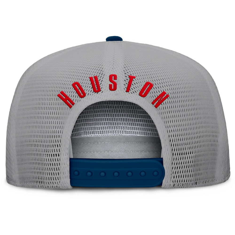 Houston Texans Edge Rush Trucker Adjustable Hat - Navy/Gray Hats