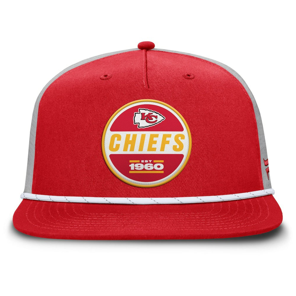 Kansas City Chiefs Edge Rush Trucker Adjustable Hat - Red/Gray Hats