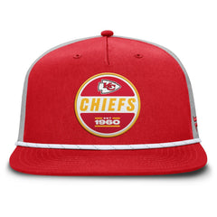 Kansas City Chiefs Edge Rush Trucker Adjustable Hat - Red/Gray Hats