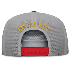 Kansas City Chiefs Edge Rush Trucker Adjustable Hat - Red/Gray Hats