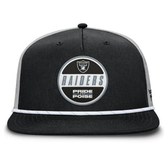 Las Vegas Raiders Edge Rush Trucker Adjustable Hat - Black/Gray Hats