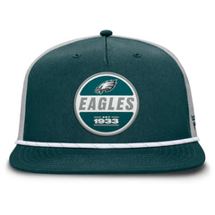 Philadelphia Eagles Edge Rush Trucker Adjustable Hat - Midnight Green/Gray Hats