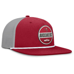 Tampa Bay Buccaneers Edge Rush Trucker Adjustable Hat - Red/Gray Hats