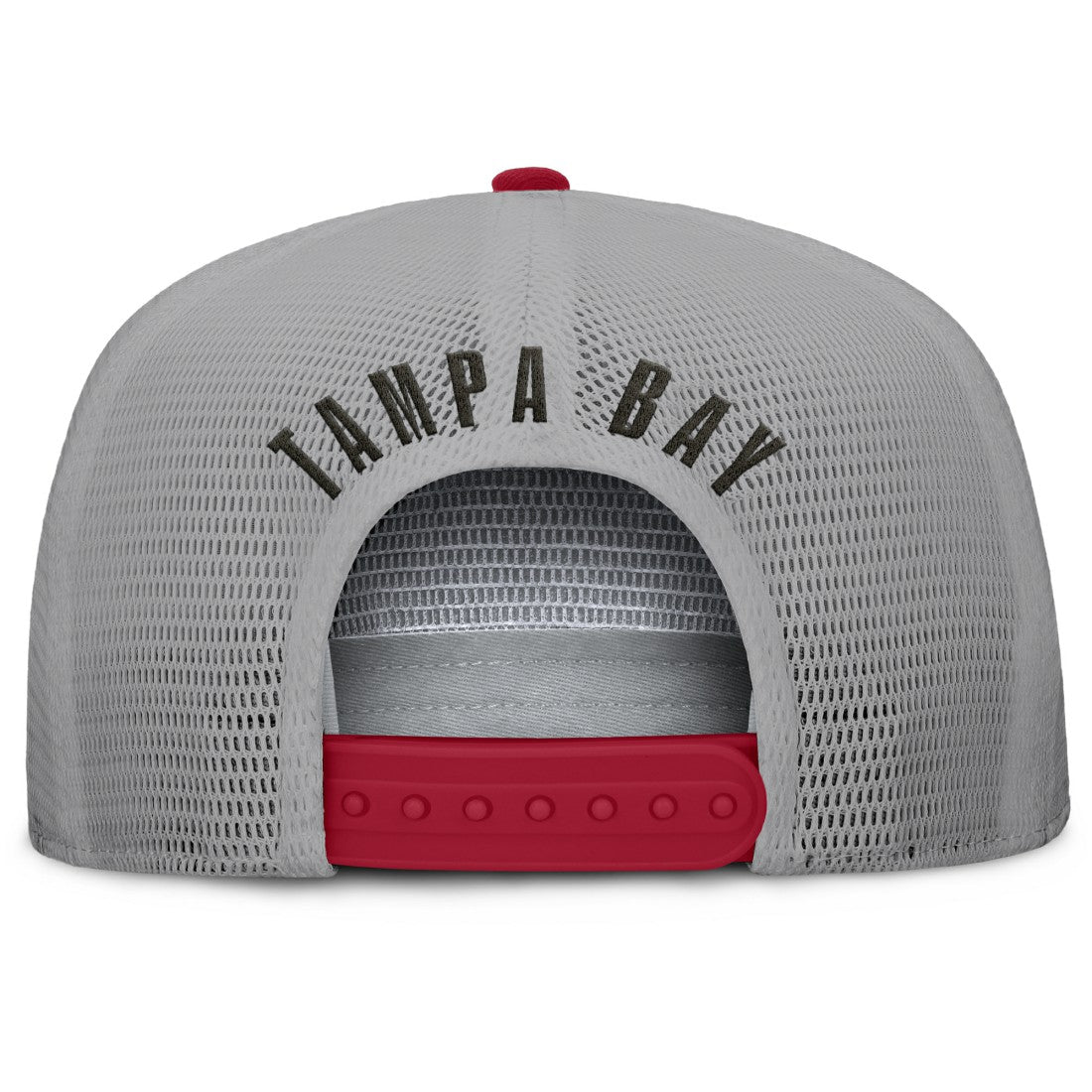 Tampa Bay Buccaneers Edge Rush Trucker Adjustable Hat - Red/Gray Hats