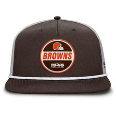 Cleveland Browns Edge Rush Trucker Adjustable Hat - Brown/Gray Hats