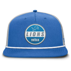 Detroit Lions Edge Rush Trucker Adjustable Hat - Blue/Gray Hats