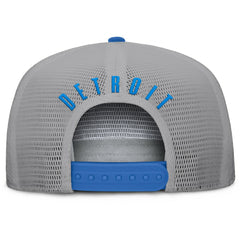 Detroit Lions Edge Rush Trucker Adjustable Hat - Blue/Gray Hats