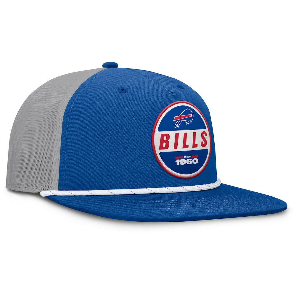 Buffalo Bills Edge Rush Trucker Adjustable Hat - Royal/Gray Hats