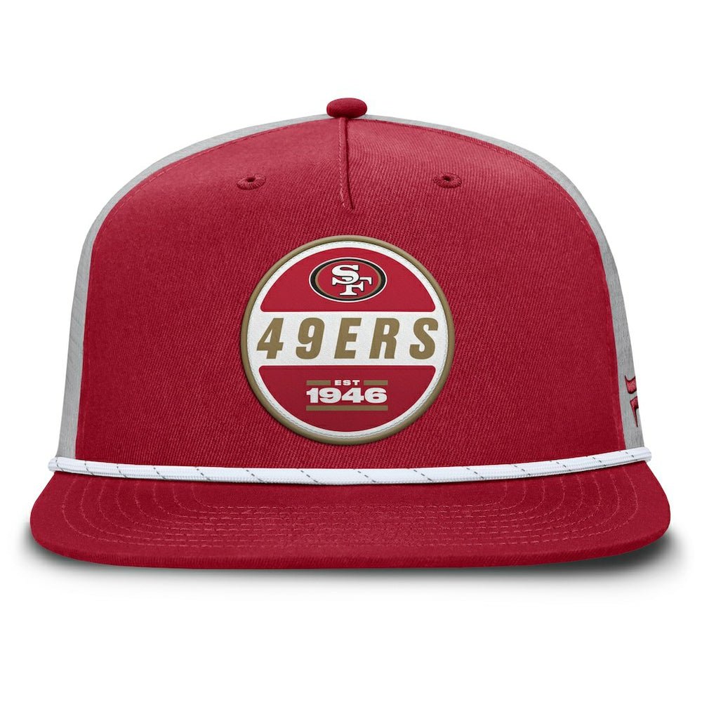 San Francisco 49ers Edge Rush Trucker Adjustable Hat - Scarlet/Gray Hats