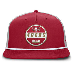 San Francisco 49ers Edge Rush Trucker Adjustable Hat - Scarlet/Gray Hats
