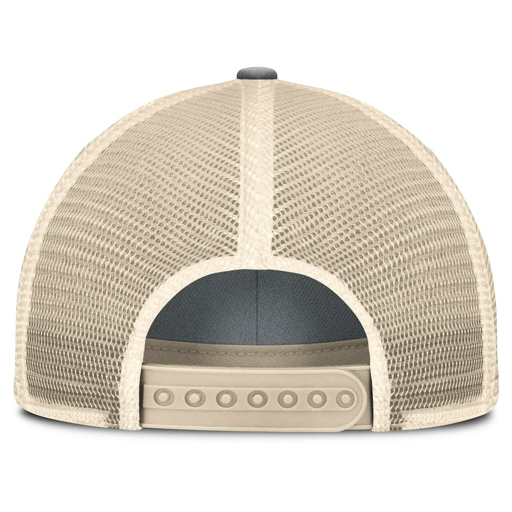 Las Vegas Raiders Heritage Bootleg Trucker Adjustable Hat - Gray Hats