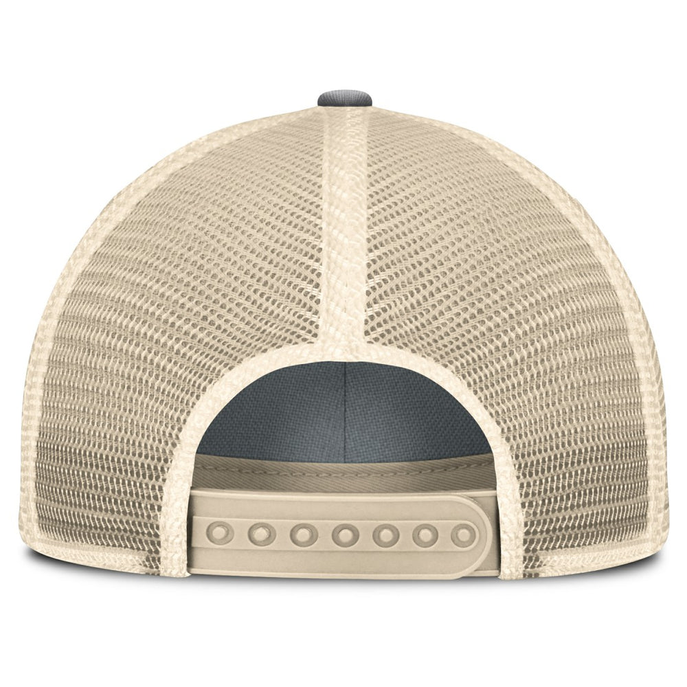 Green Bay Packers Heritage Bootleg Trucker Adjustable Hat - Gray Hats
