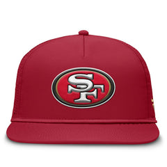 San Francisco 49ers Cryptic Trucker Adjustable Hat - Scarlet Hats
