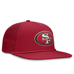 San Francisco 49ers Cryptic Trucker Adjustable Hat - Scarlet Hats