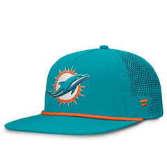 Miami Dolphins Cryptic Trucker Adjustable Hat - Aqua Hats