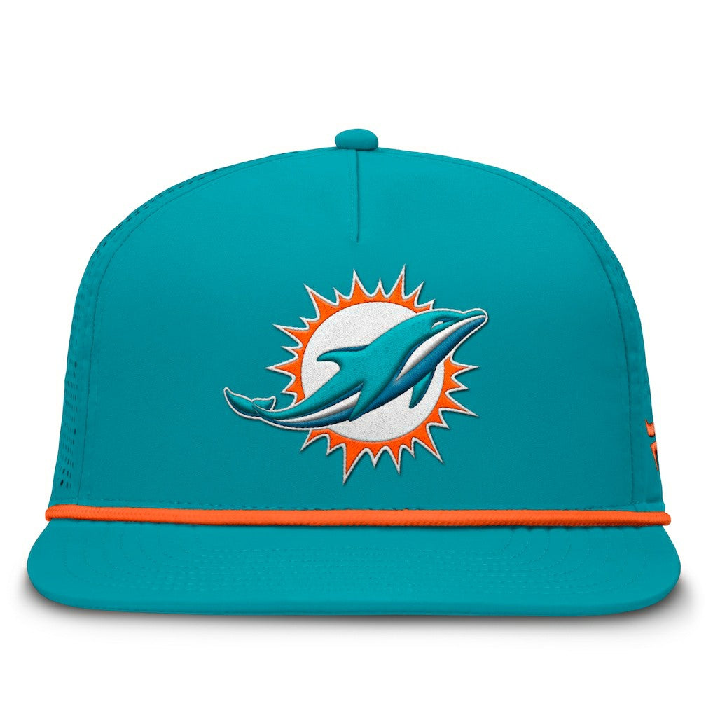 Miami Dolphins Cryptic Trucker Adjustable Hat - Aqua Hats