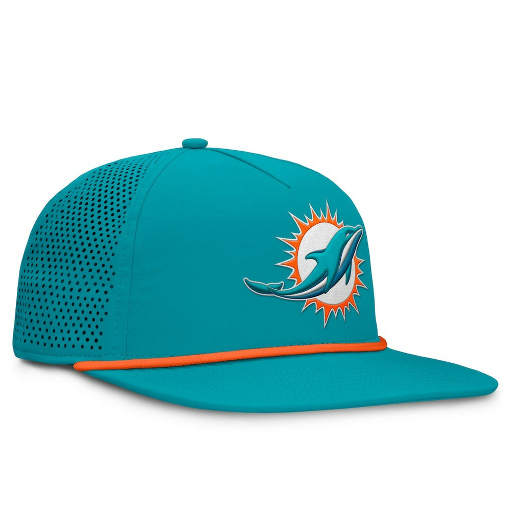 Miami Dolphins Cryptic Trucker Adjustable Hat - Aqua Hats