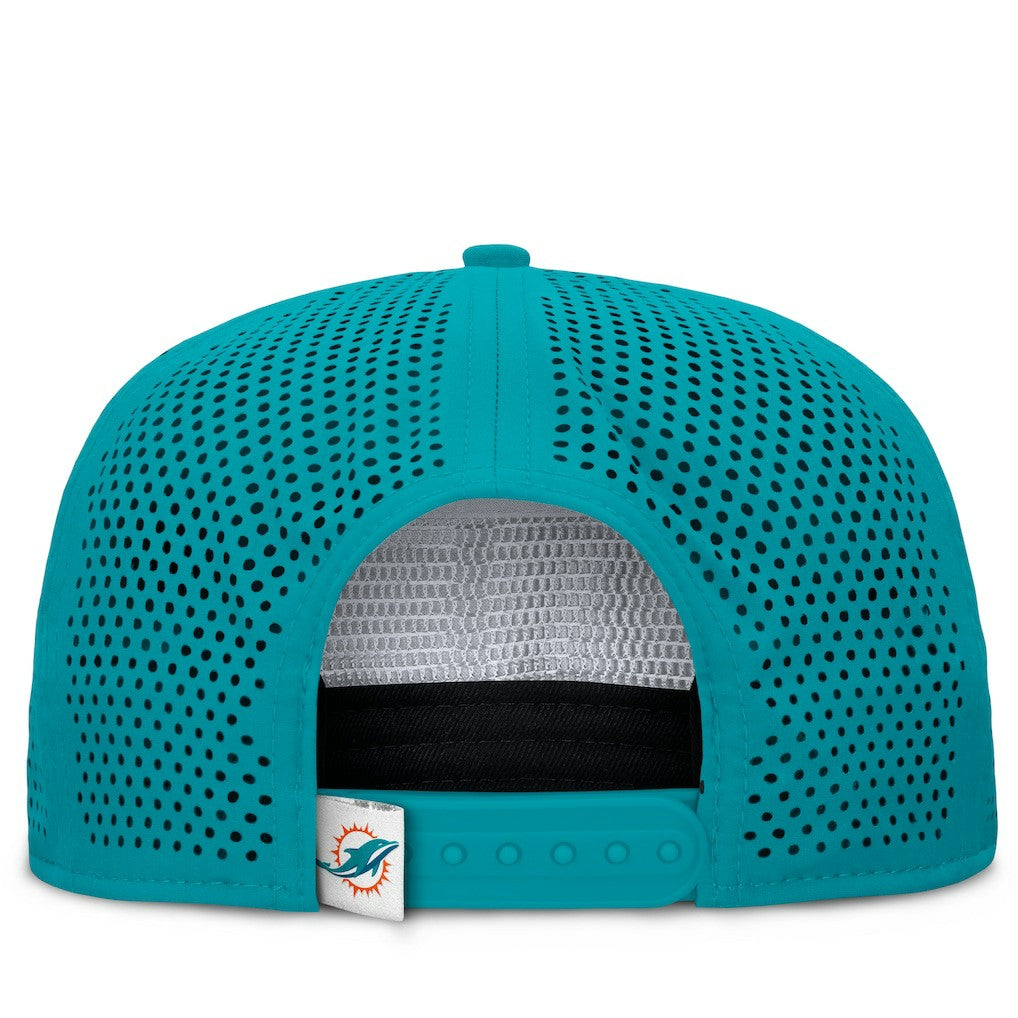 Miami Dolphins Cryptic Trucker Adjustable Hat - Aqua Hats