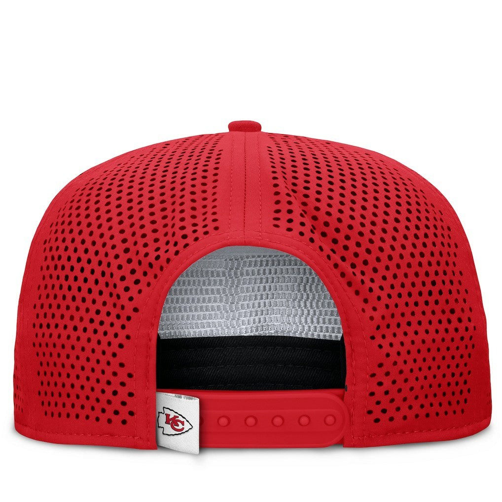 Kansas City Chiefs Cryptic Trucker Adjustable Hat - Red Hats